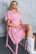 THE MOST NOTABLE WOVEN MINI DRESS
