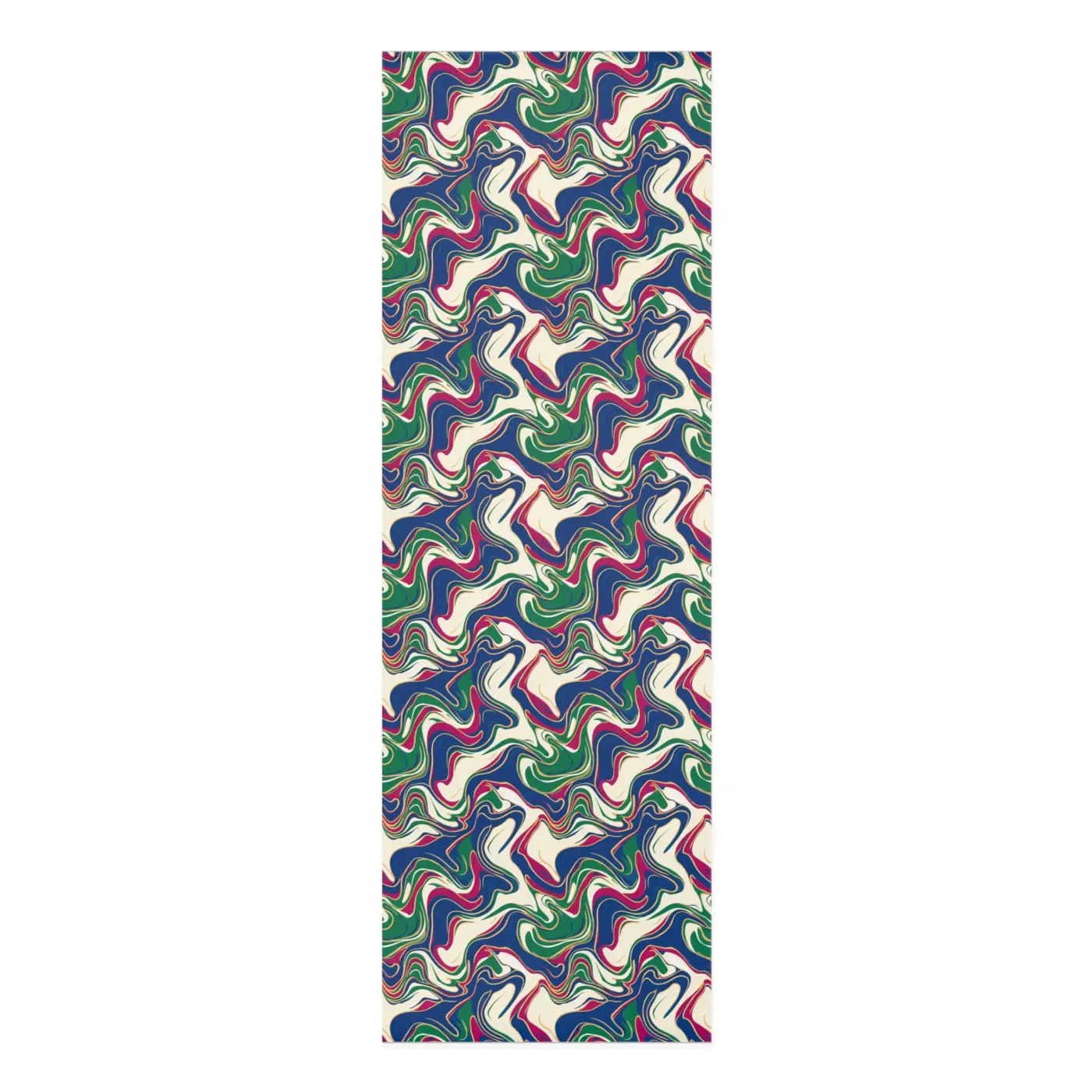 Vibrant Foam Yoga Mat - Retro Swirl Practice Space - Dipaliz