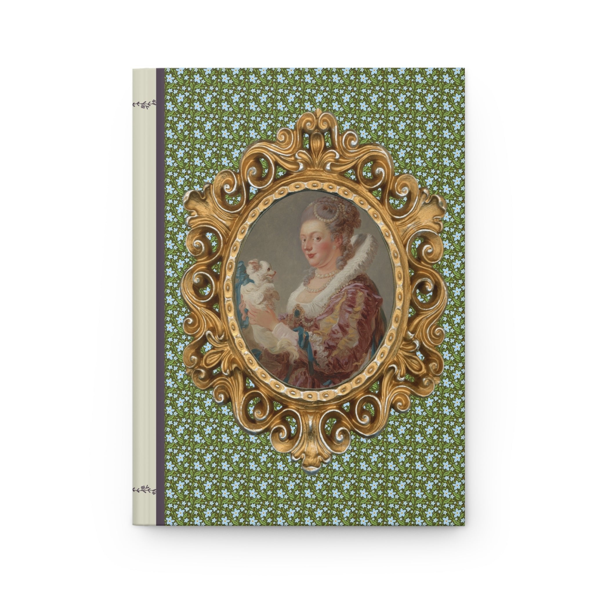Woman With a Dog: Lined Journal