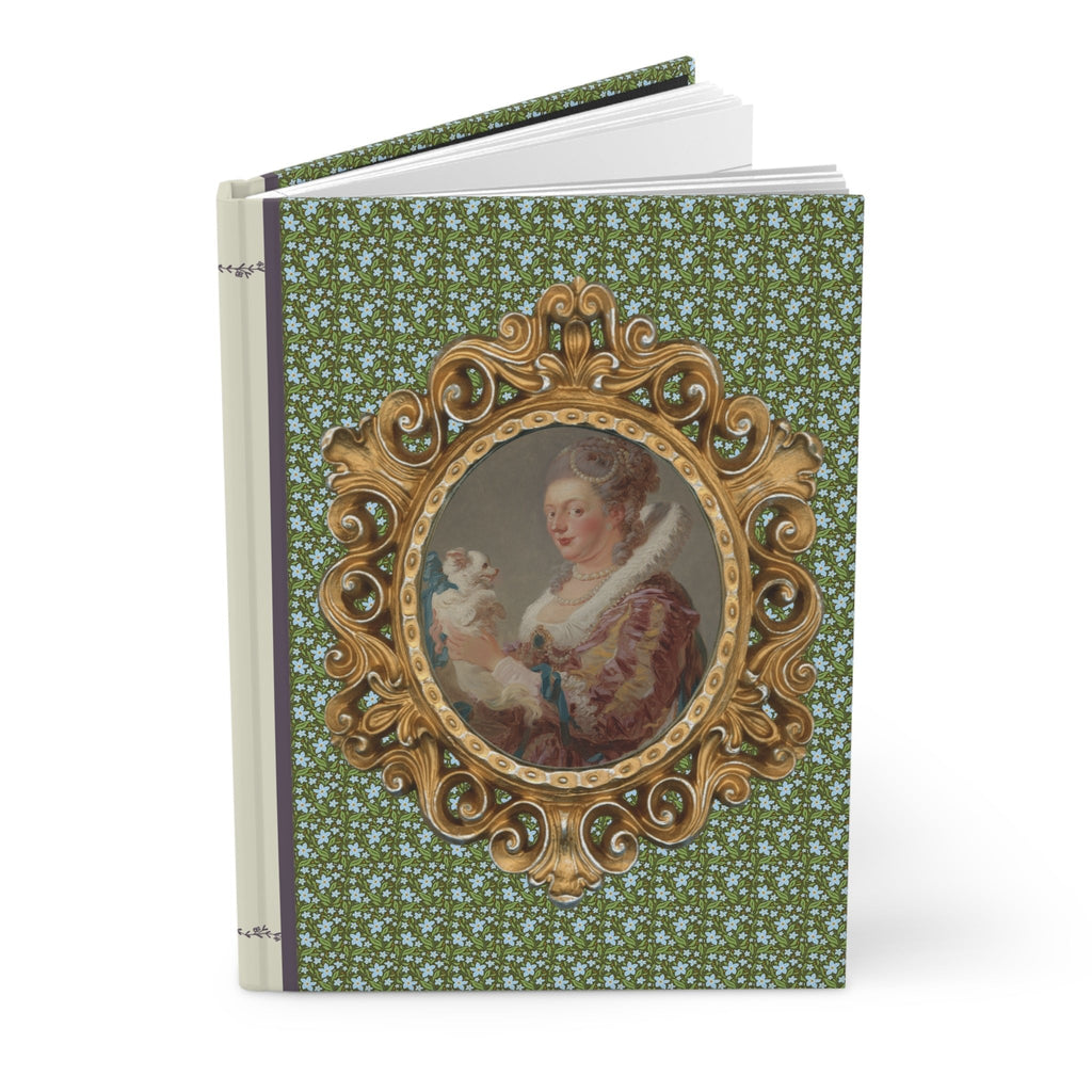 Woman With a Dog: Lined Journal
