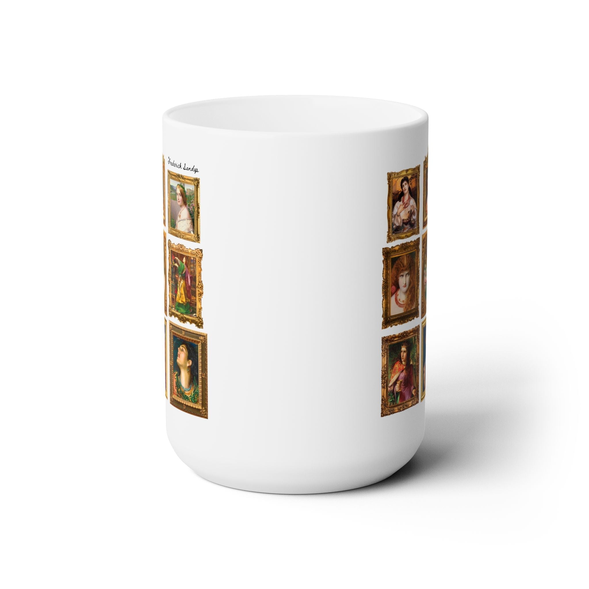 Frederick Sandys Art History 15 Oz Coffee Mug