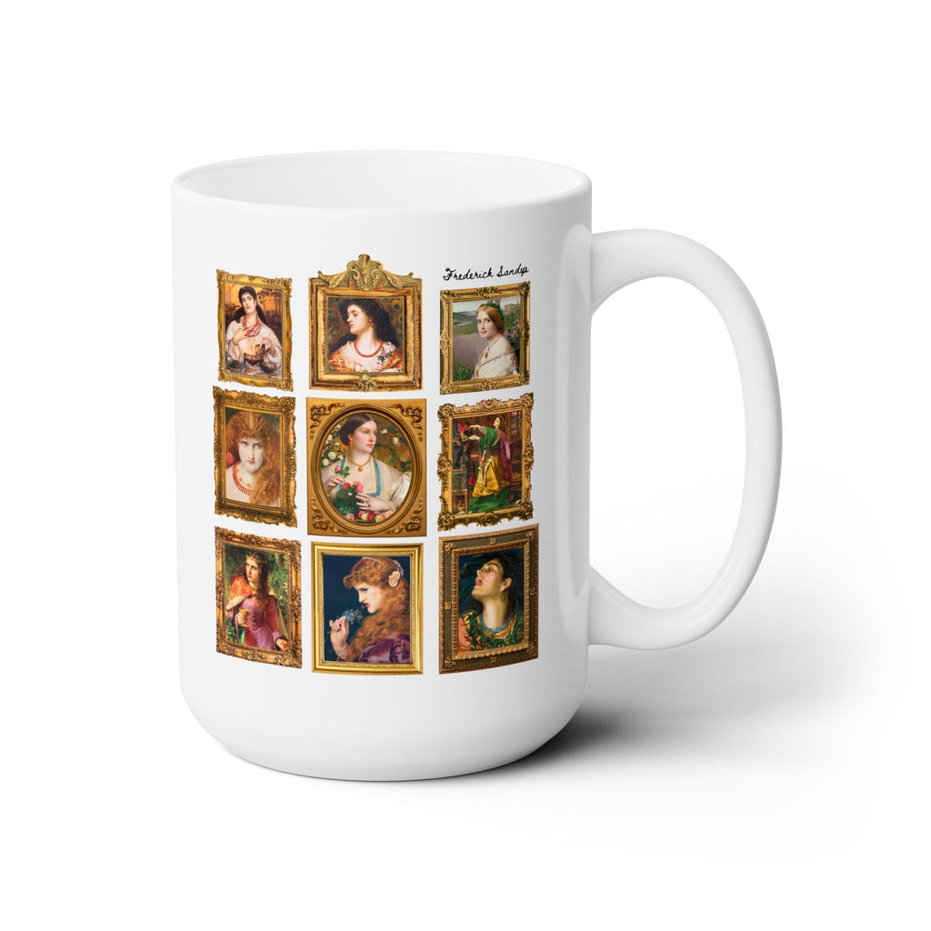 Frederick Sandys Art History 15 Oz Coffee Mug