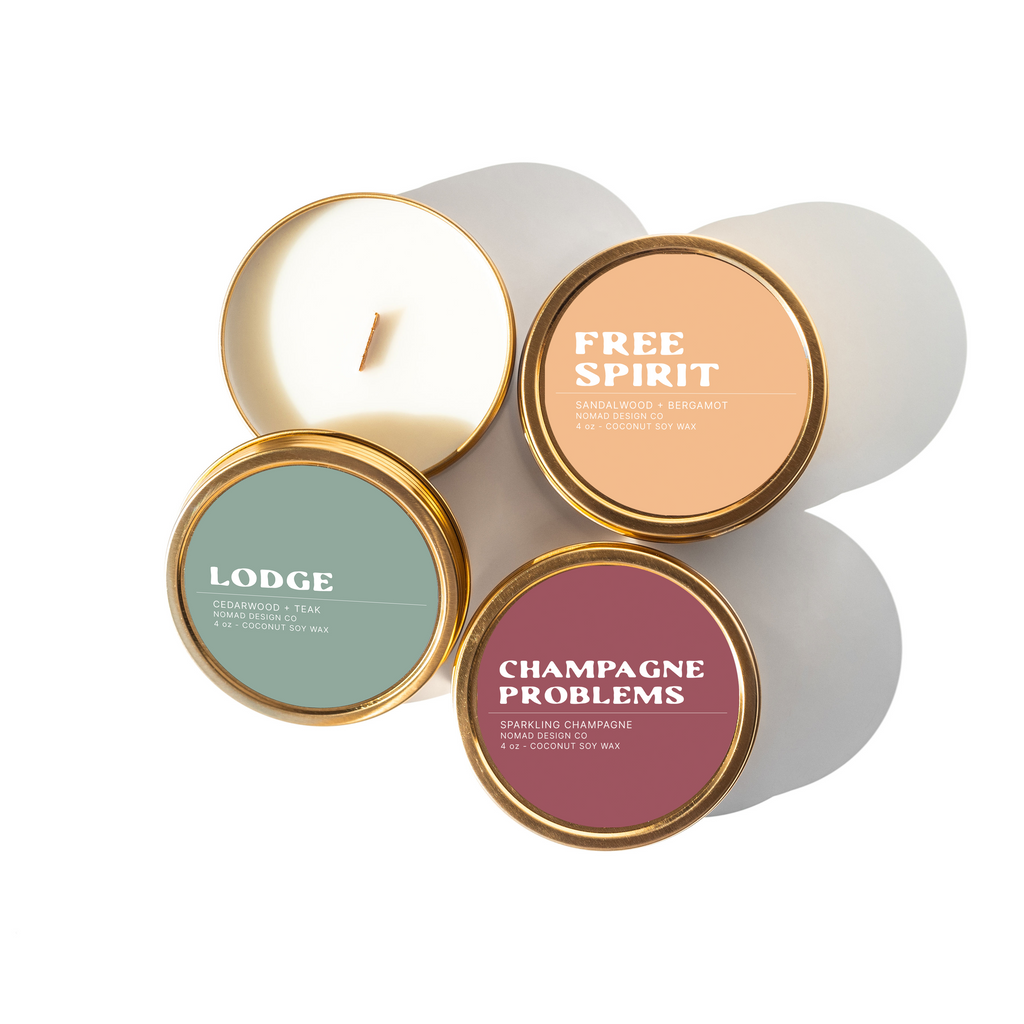Free Spirit Travel Tin Candle