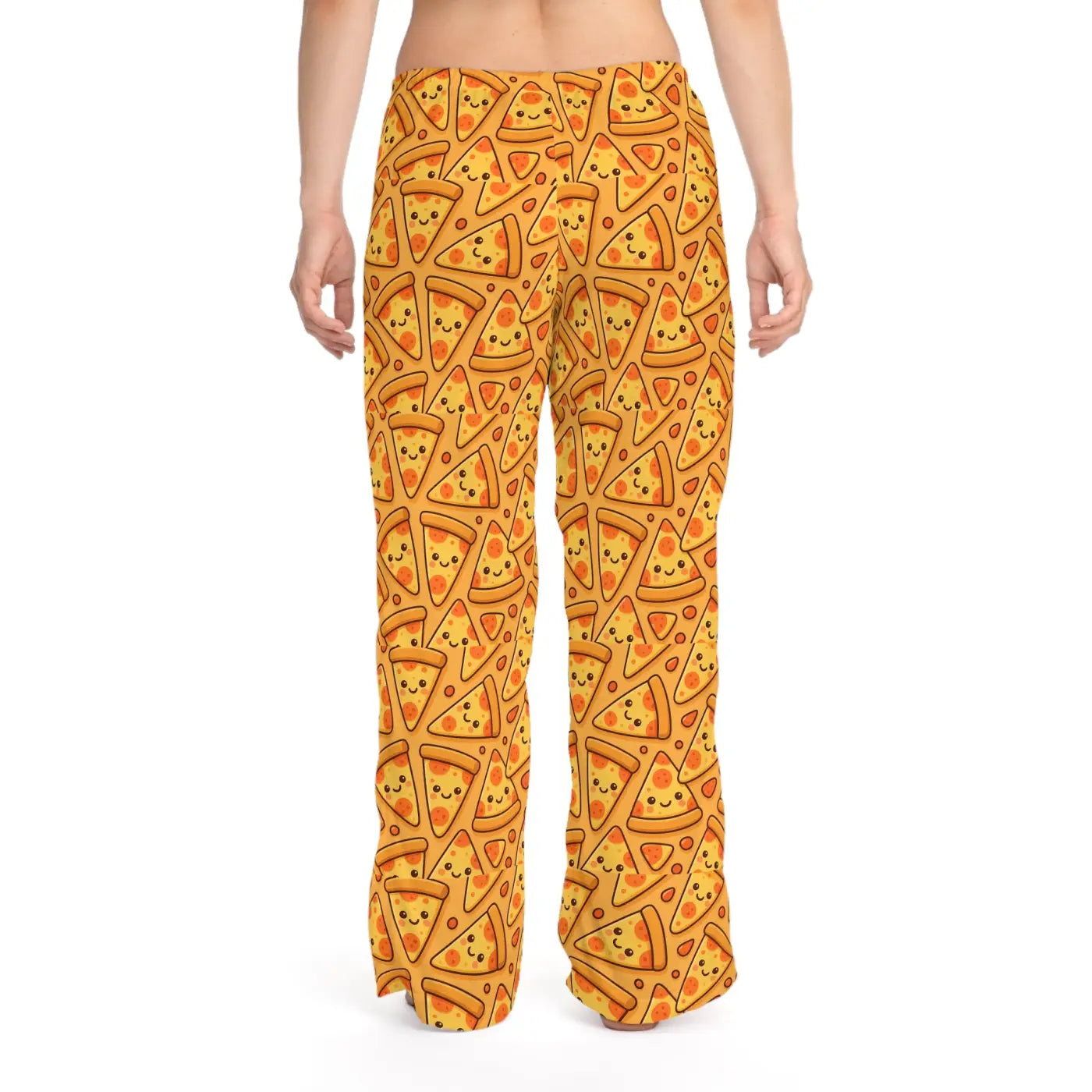 Soft Women's Pajama Pants - Fun Pizza Print Jersey - DipaliZ