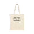 Funny Alien Tote Bag