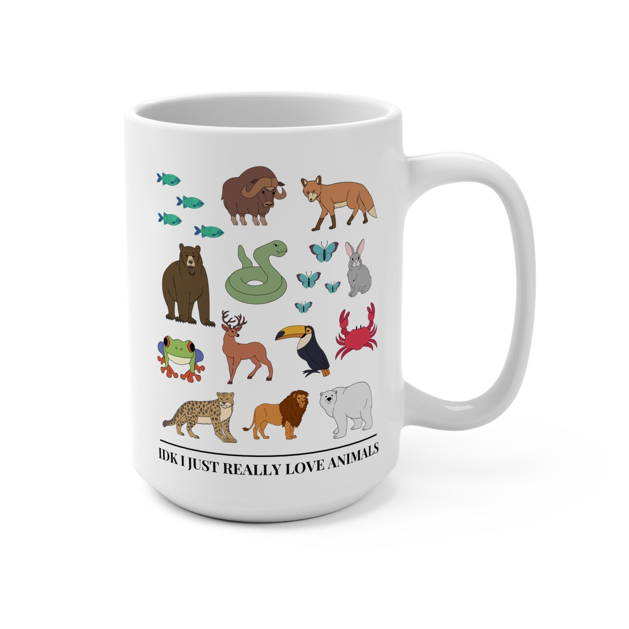 Funny Animal Lover 15 Oz Mug