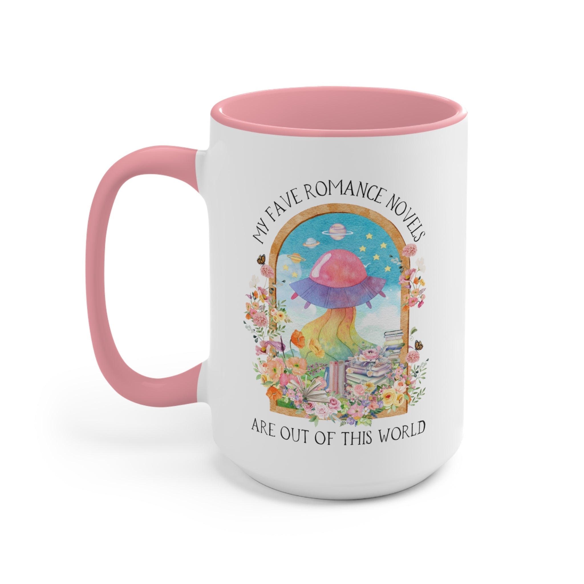 Funny Bookish Coffee Mug for Fantasy or Science Fiction Romance Reader: 15 oz Coffee Mug