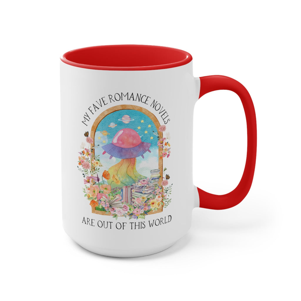 Funny Bookish Coffee Mug for Fantasy or Science Fiction Romance Reader: 15 oz Coffee Mug