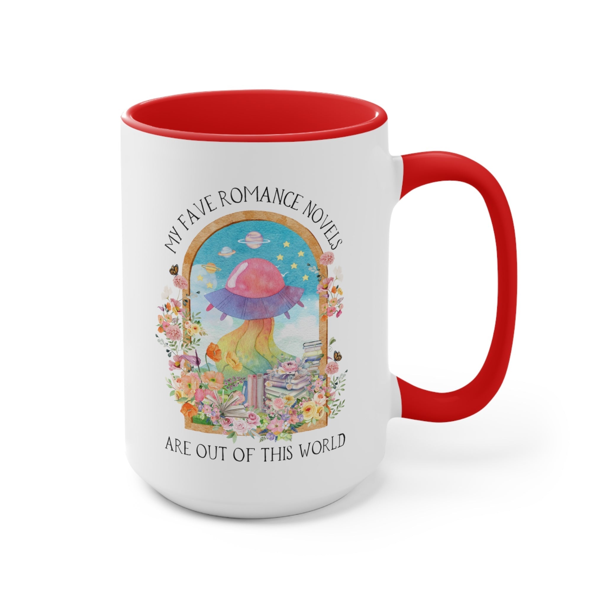 Funny Bookish Coffee Mug for Fantasy or Science Fiction Romance Reader: 15 oz Coffee Mug