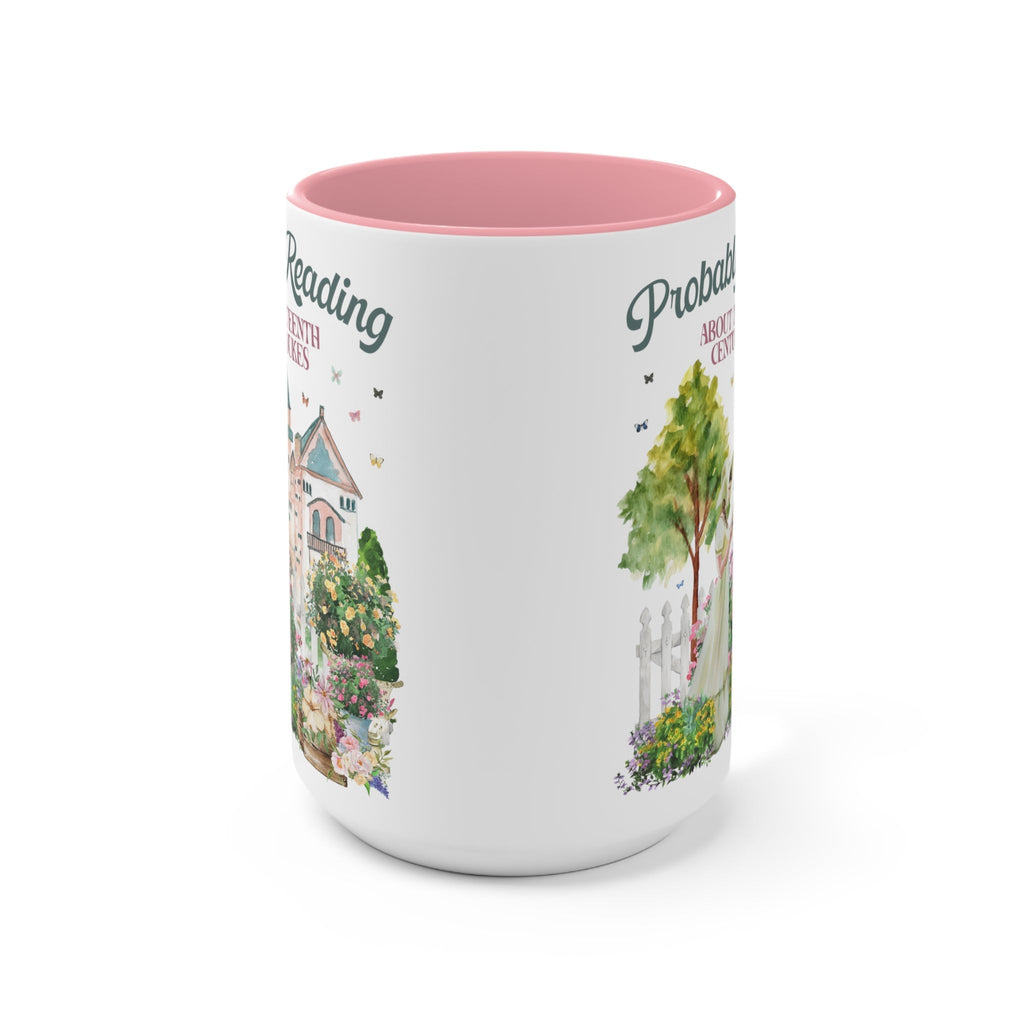 Funny Bookish Coffee Mug for Romance Reader: Probably Reading About Dukes