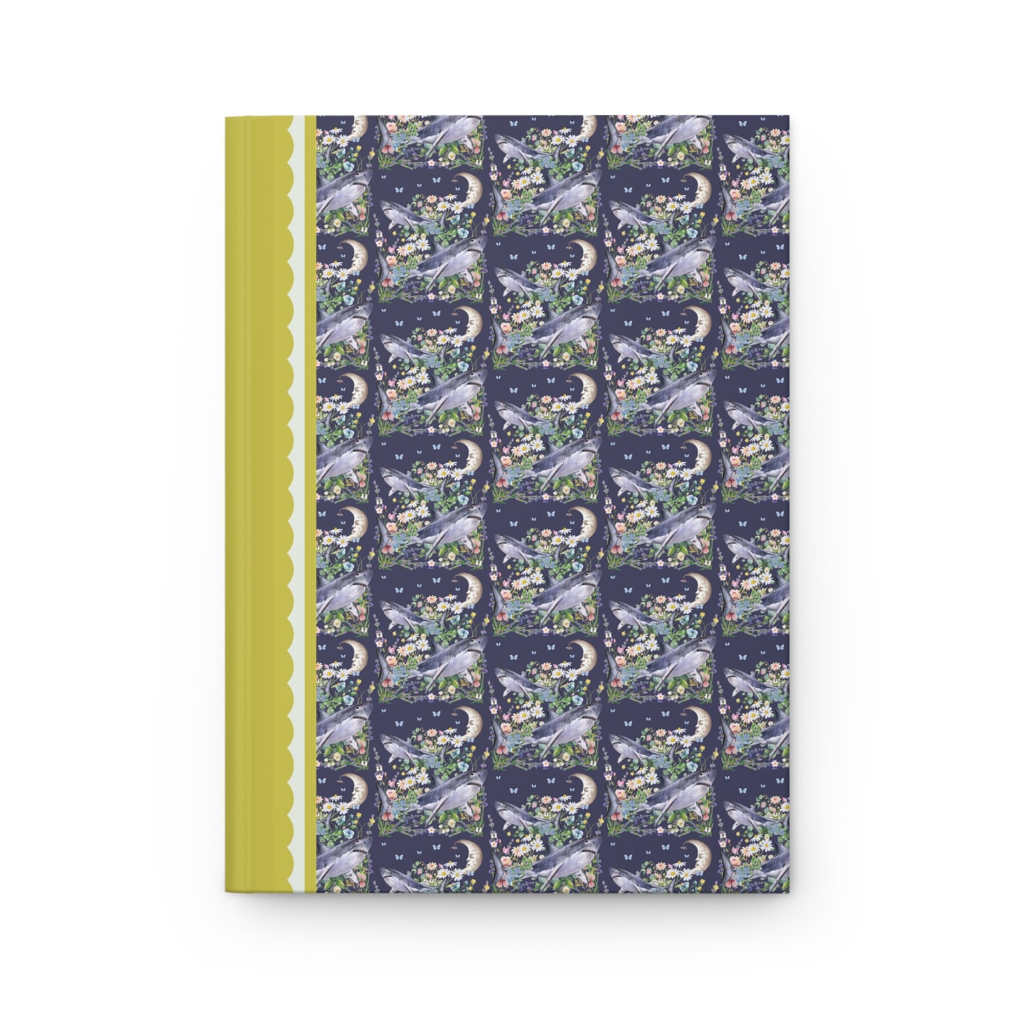 Floral Shark Notebook
