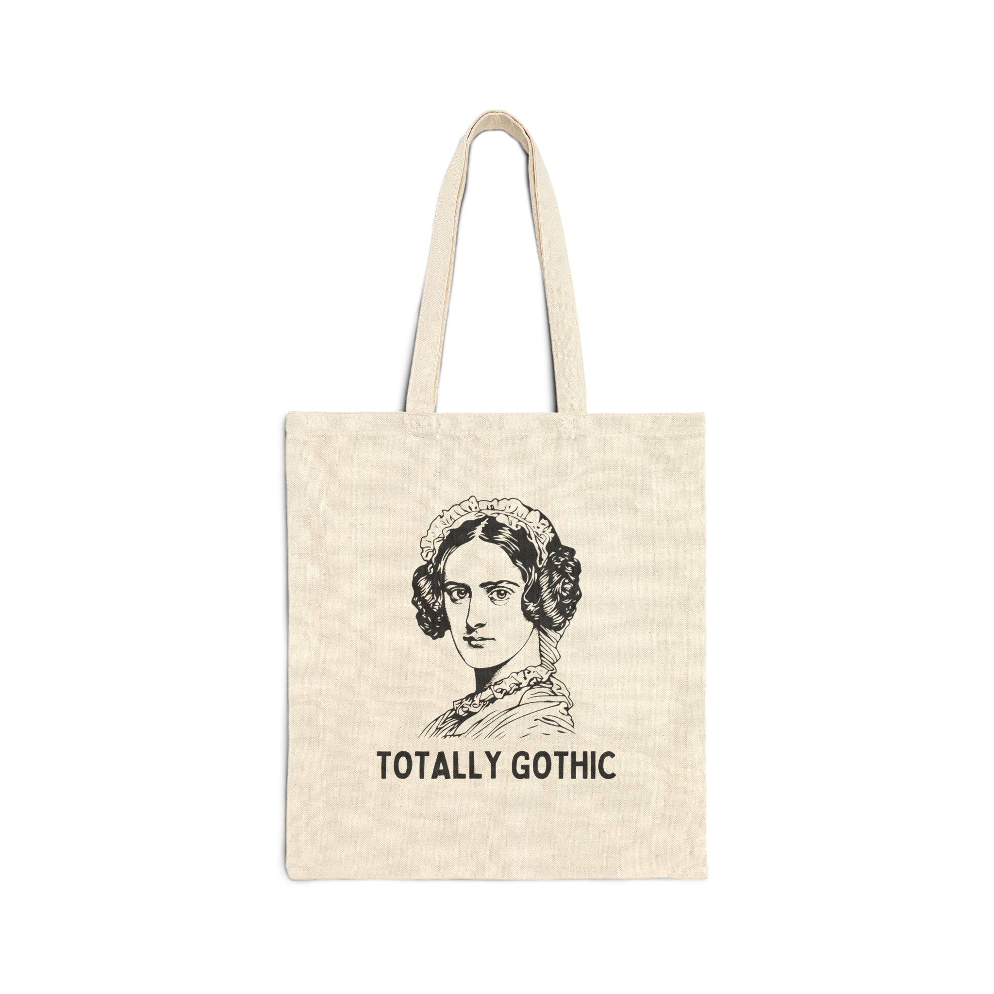 Funny Gothic History Tote Bag for Historian Who Loves Classic Literature: Totally Gothic