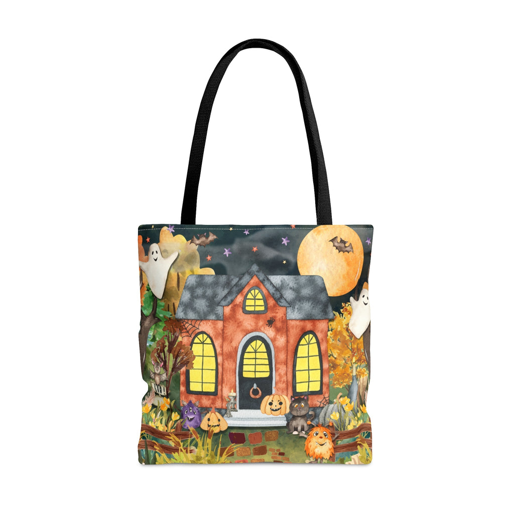 Funny Halloween Tote with Cute Ghosts