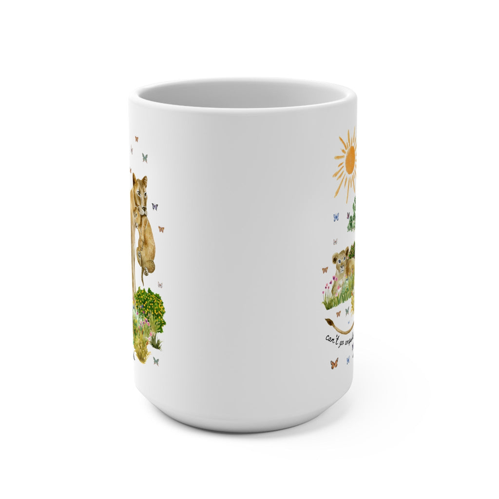 Funny Mama Coffee Mug with Lions