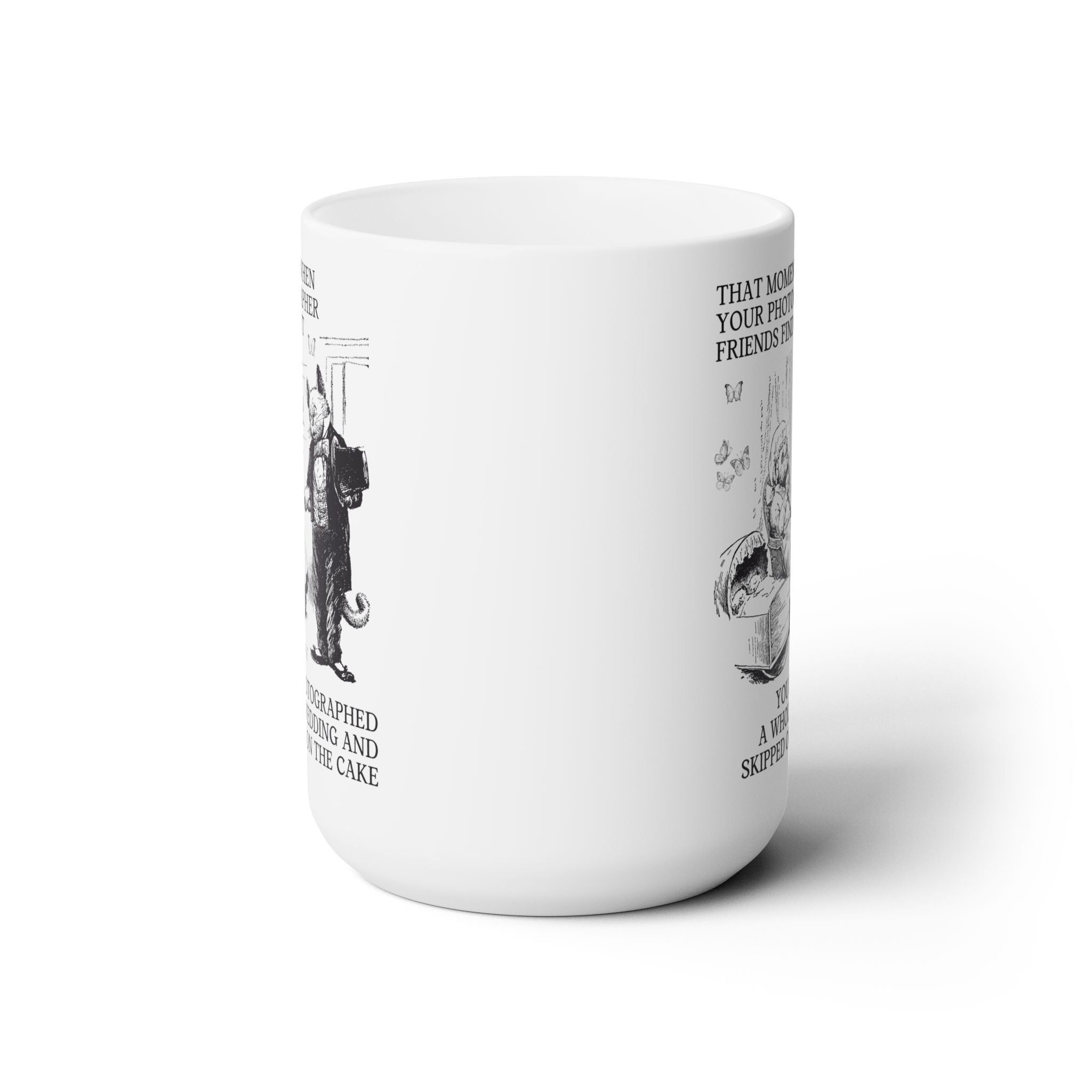 Cat Wedding Photographer Mug