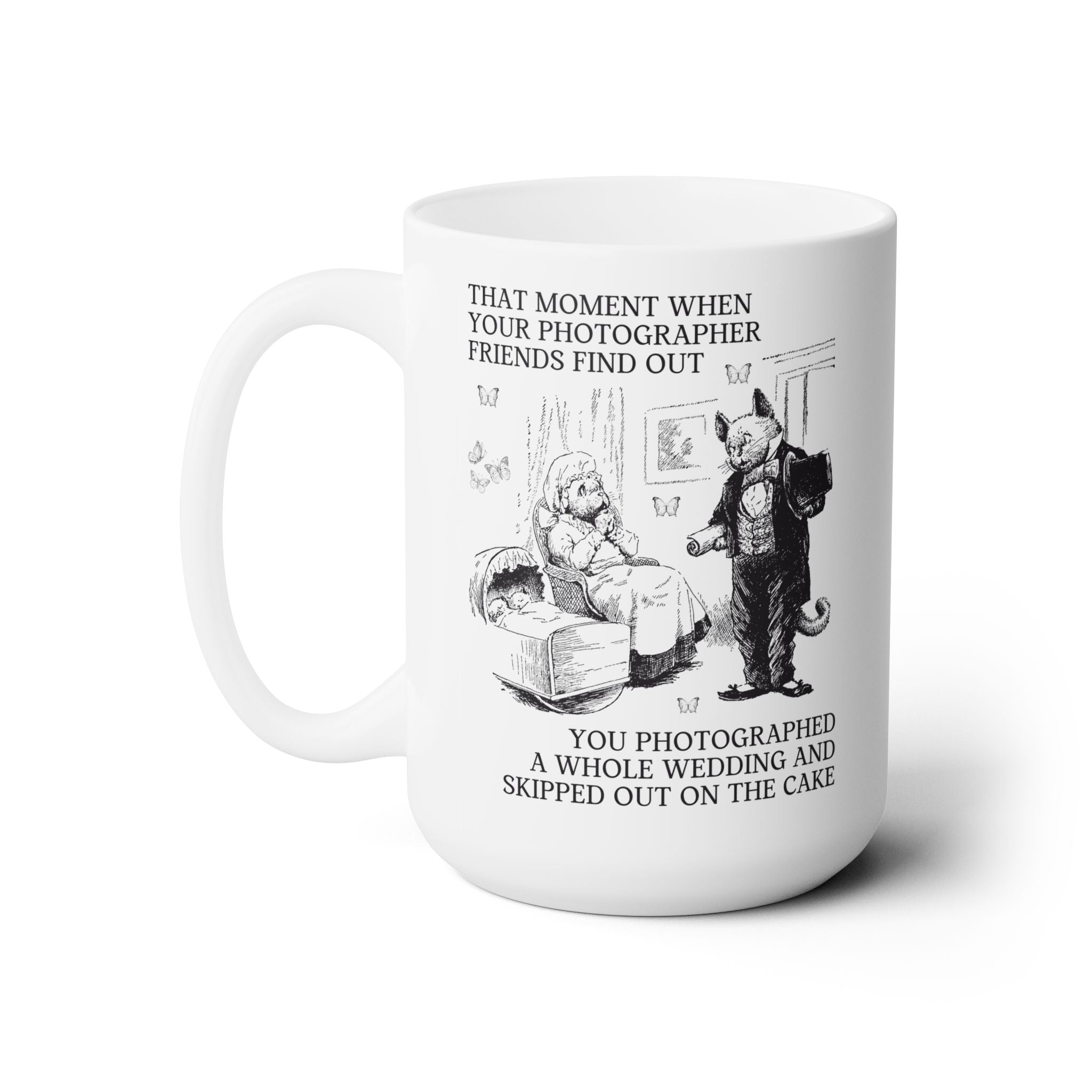 Cat Wedding Photographer Mug