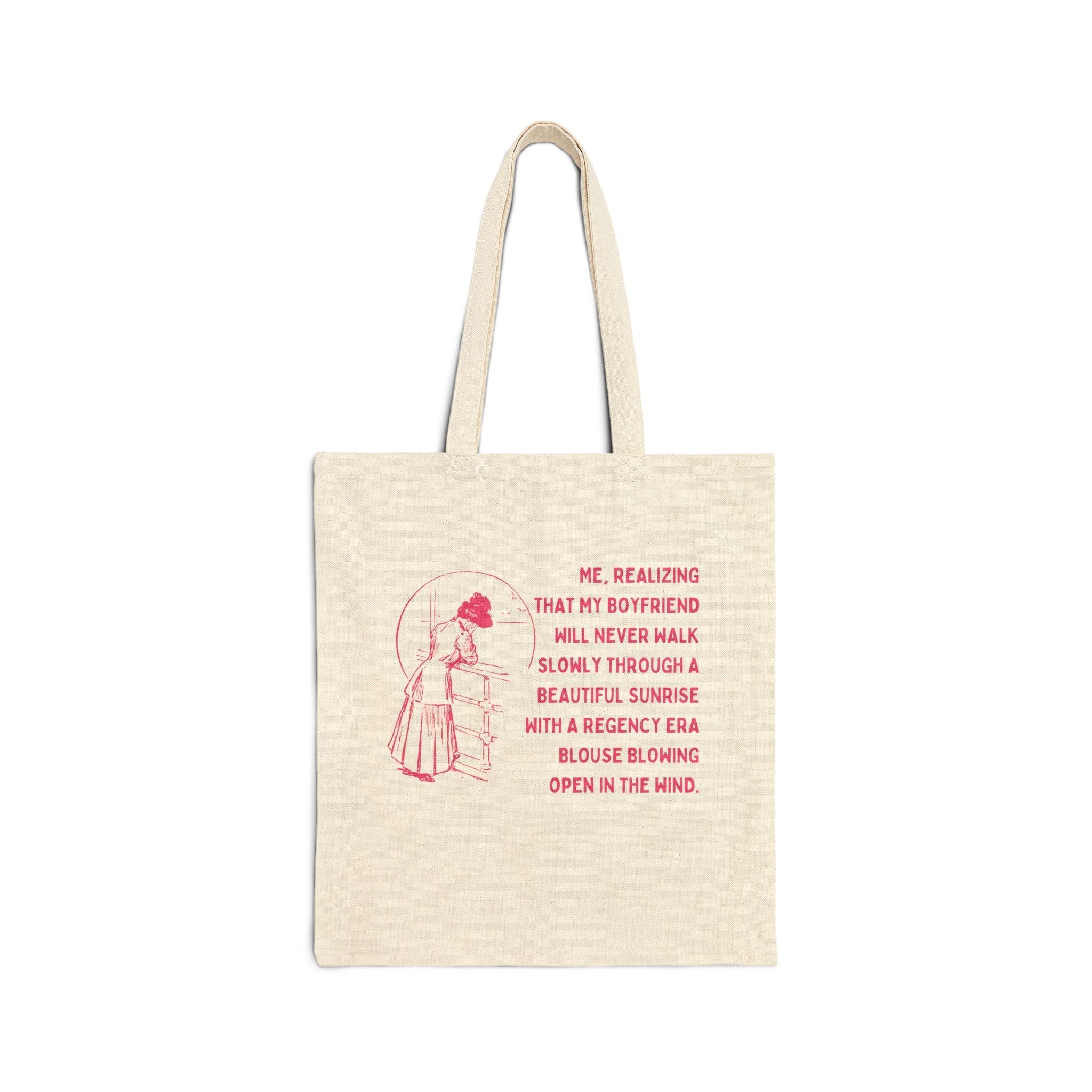 Funny Romance Reader Tote Bag for Bookworm