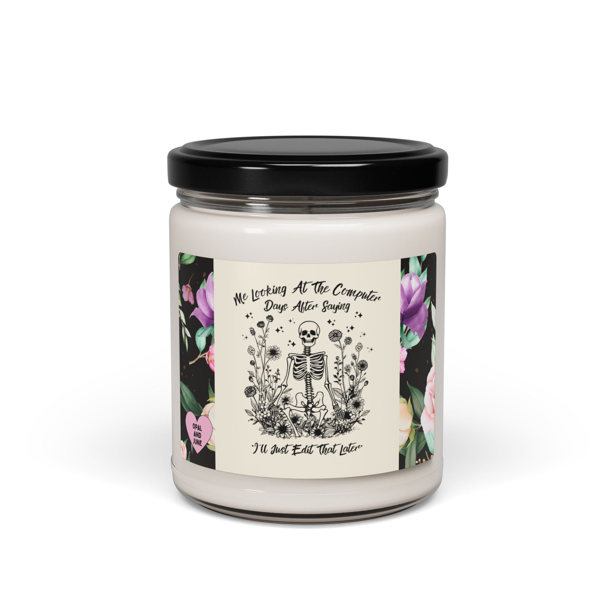 Funny Skeleton Candle for Editor