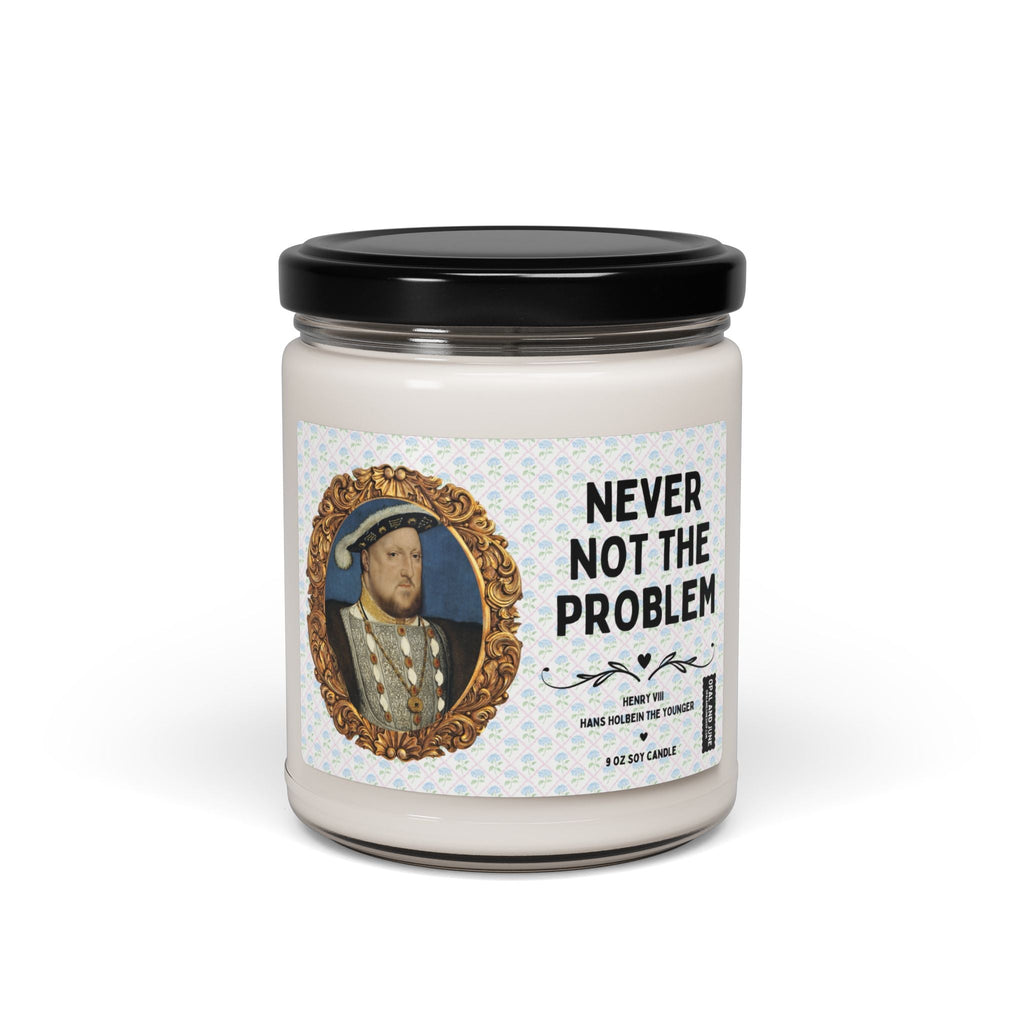Funny Tudor History Candle