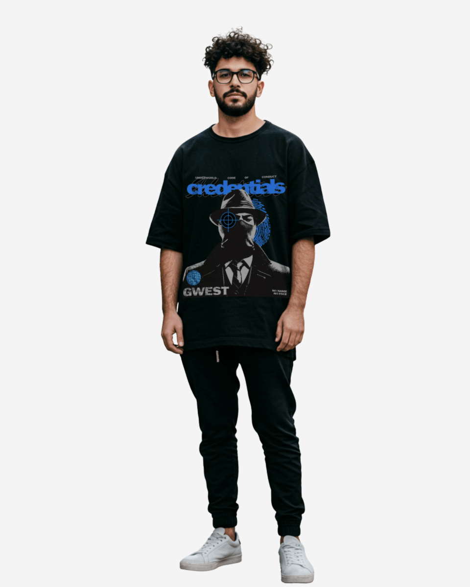 G West Credentials Oversized Men's T-Shirt