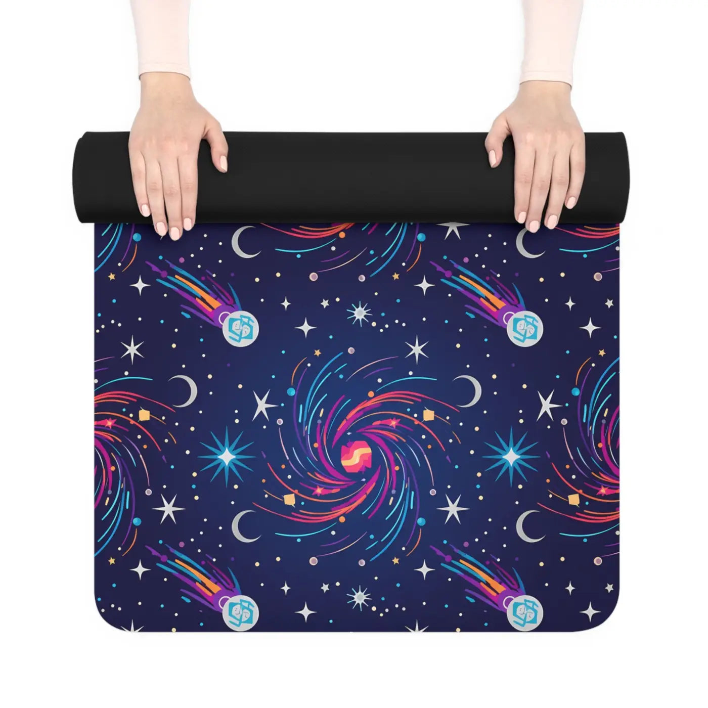 Galaxy Swirl Rubber Yoga Mat - Natural Rubber - Dipaliz
