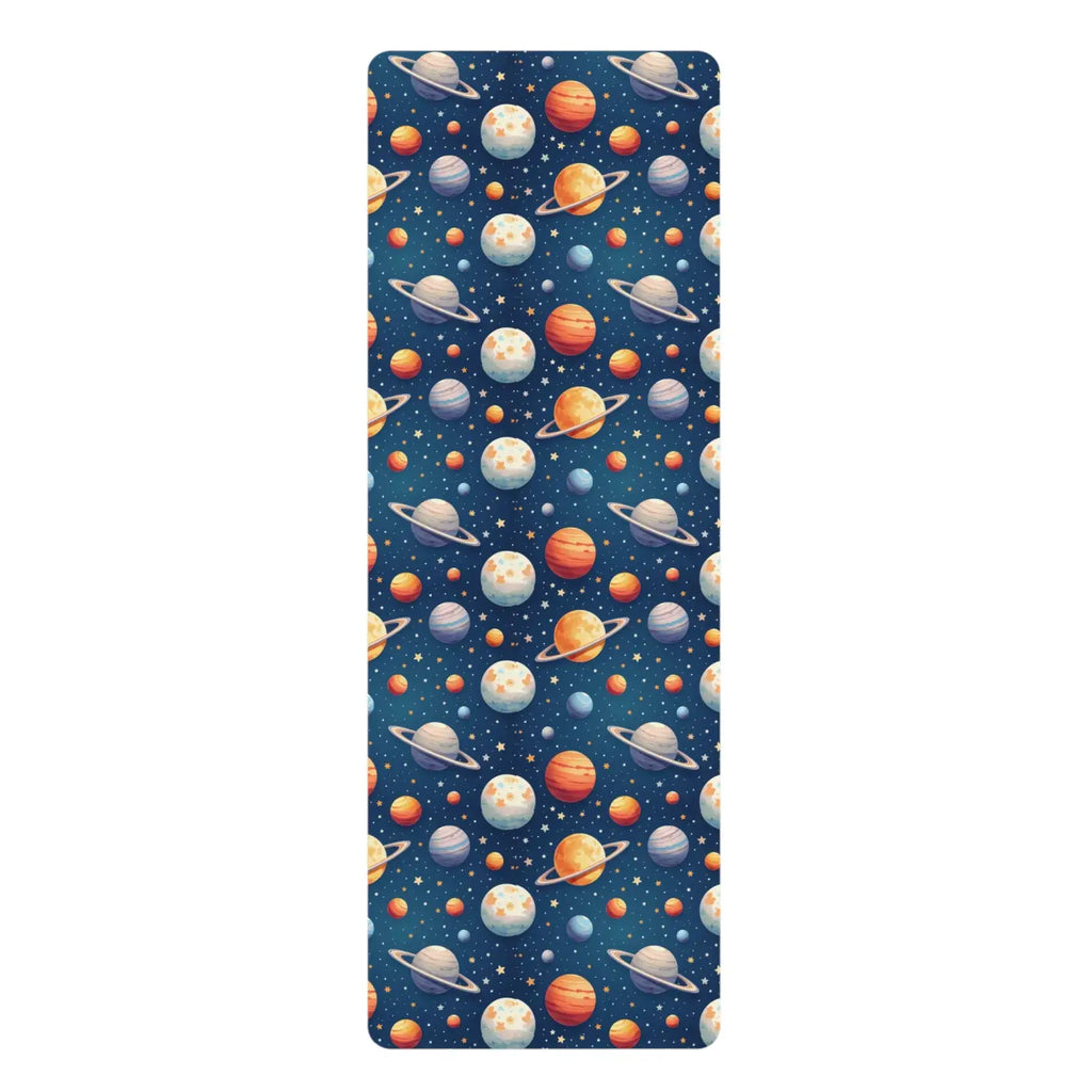 Cosmic Rubber Yoga Mat - Non-Slip Fitness Design - Dipaliz
