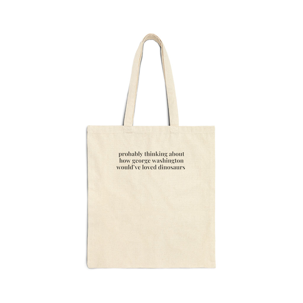 George Washington Dinosaur Tote