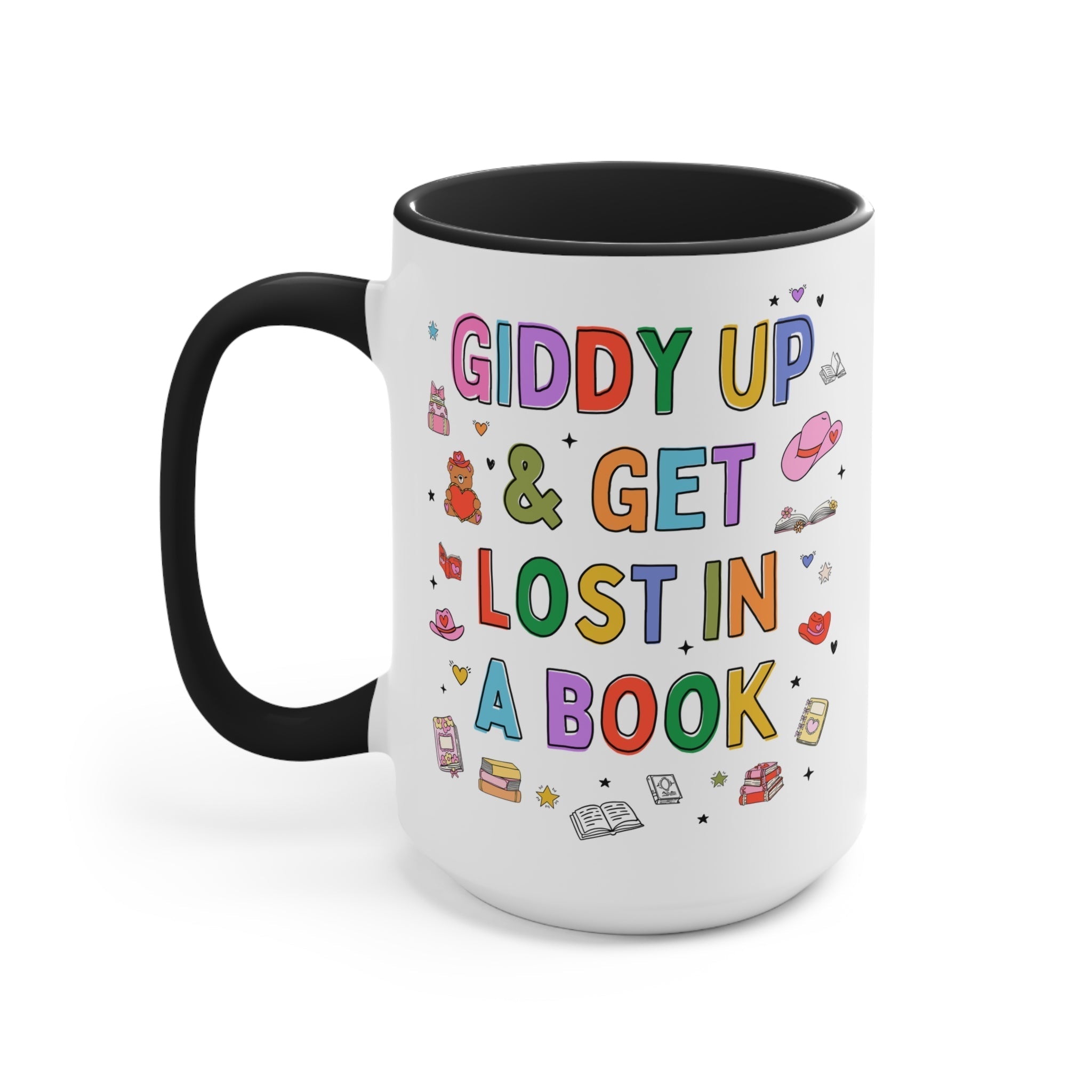 Giddy Up & Get Lost in a Book Mug