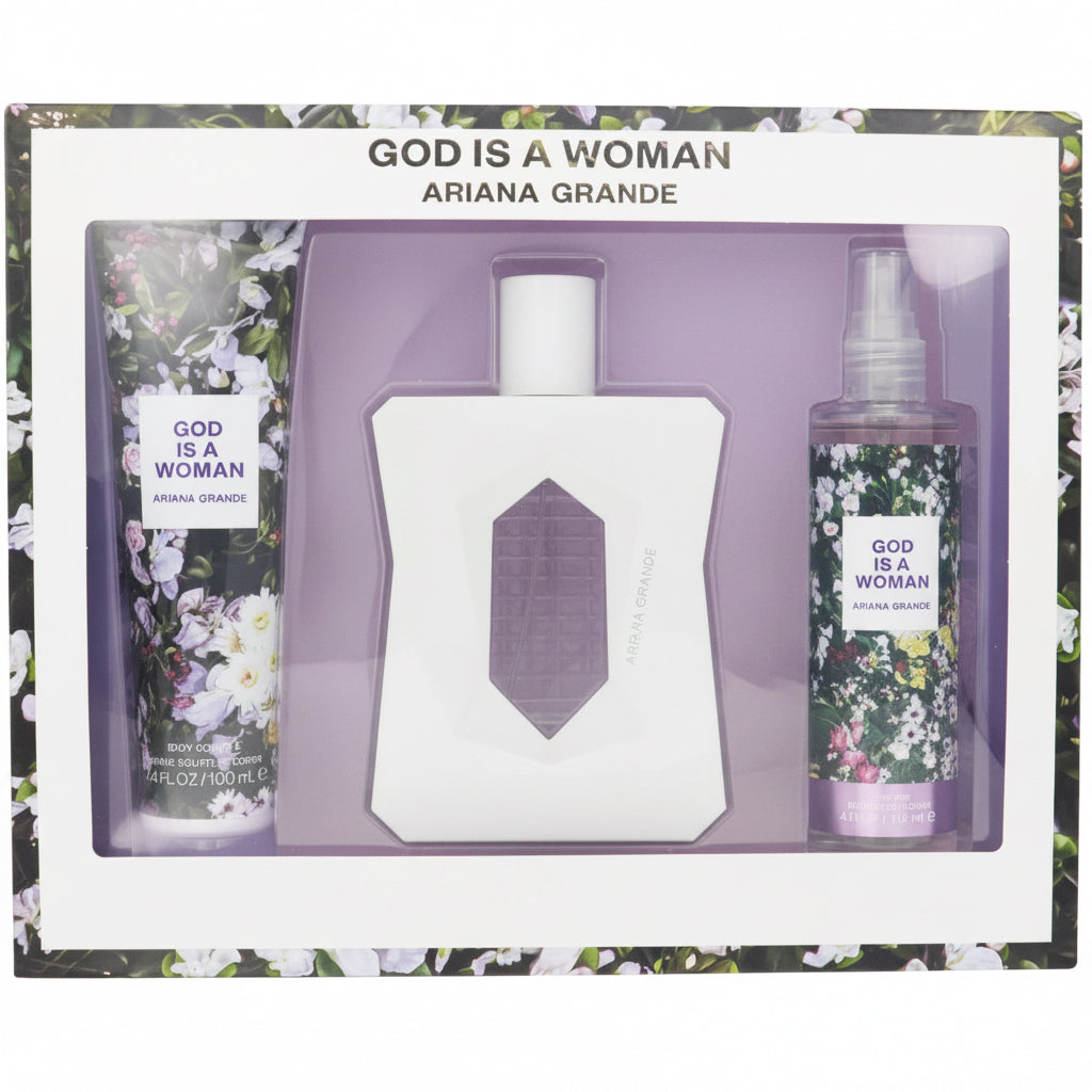 God is a Women by Ariana Grande 3pc Gift Set New in Box