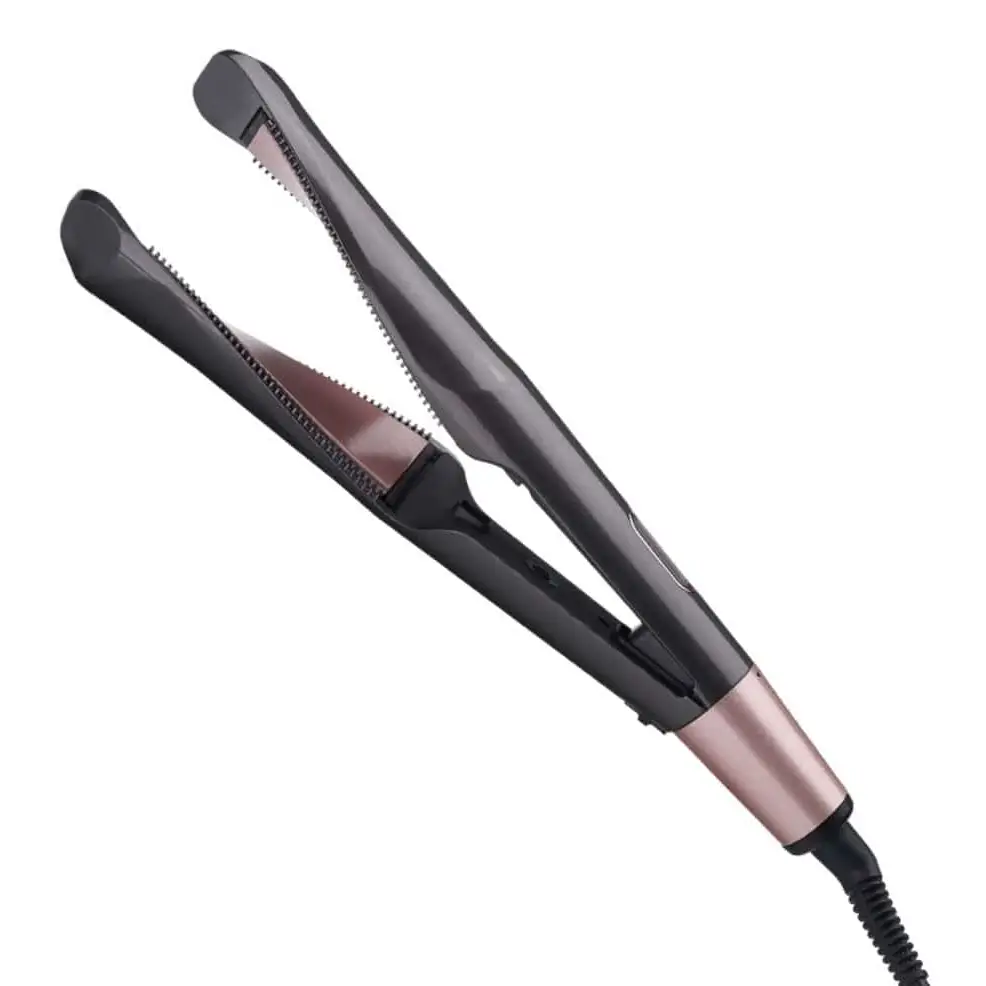 Gold Ceramic Flat Iron for Curly Hair Care