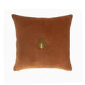 Golden Bee Silk Velvet Throw Pillow Cover 20 X 20