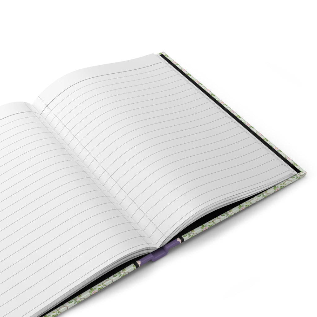 Grandma's Recipes Notebook: Green Flower