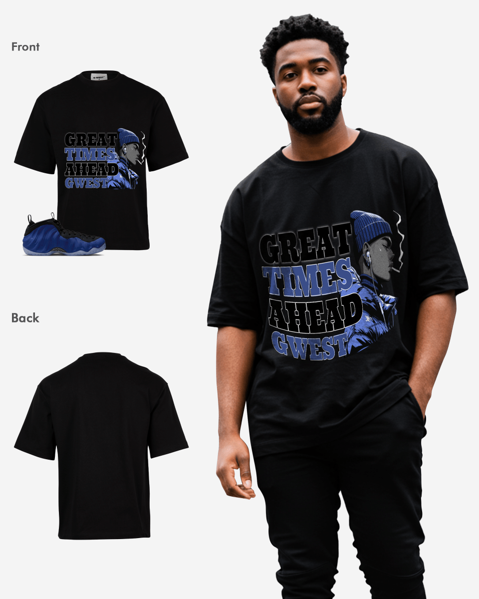 G West Great Times Ahead Oversized Men's T-Shirt