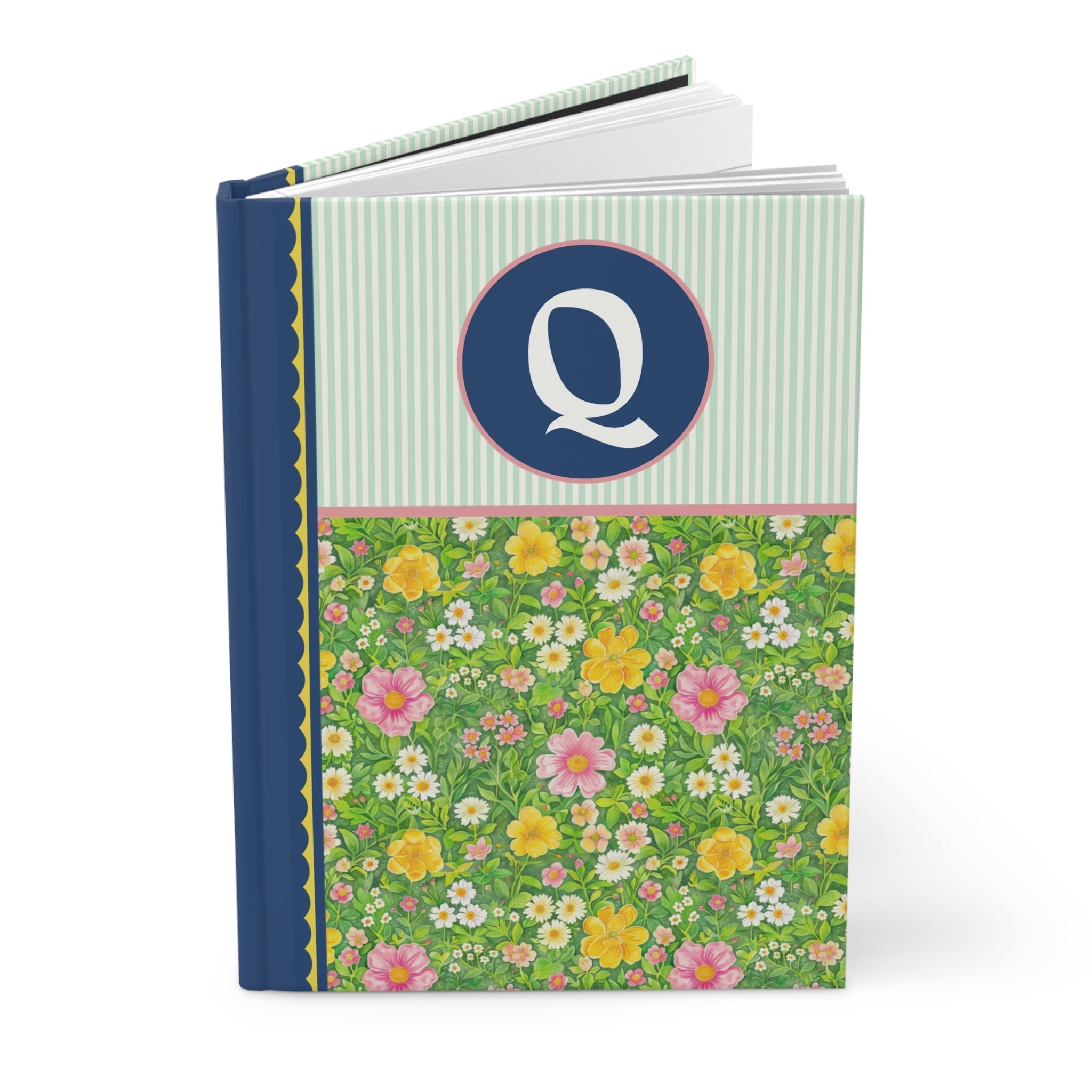 Green Flower Notebook: Q