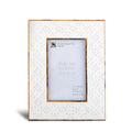 Picture Frames Rhythm Cycles Collection Wood Resin Inlay White 4x6 5x7 8x10"