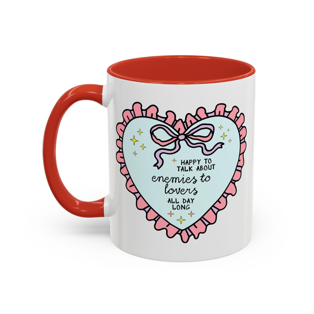 Happy to Talk About Enemies to Lovers All Day Long Coffee Mug