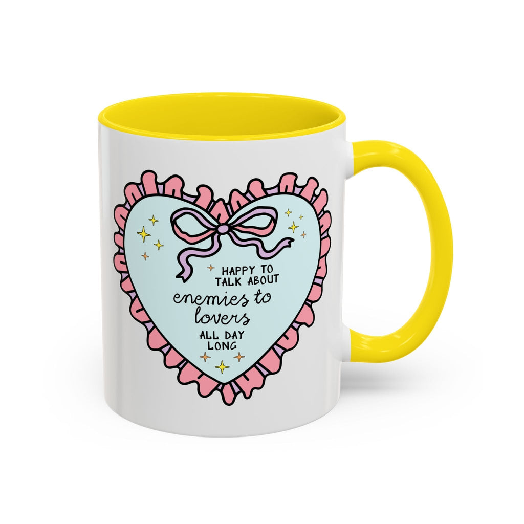 Happy to Talk About Enemies to Lovers All Day Long Coffee Mug
