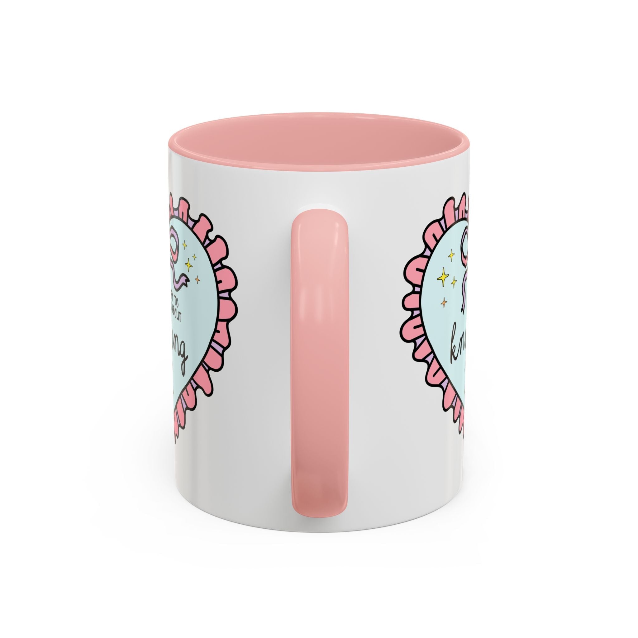 Happy to Talk About Knitting All Day Long Coffee Mug