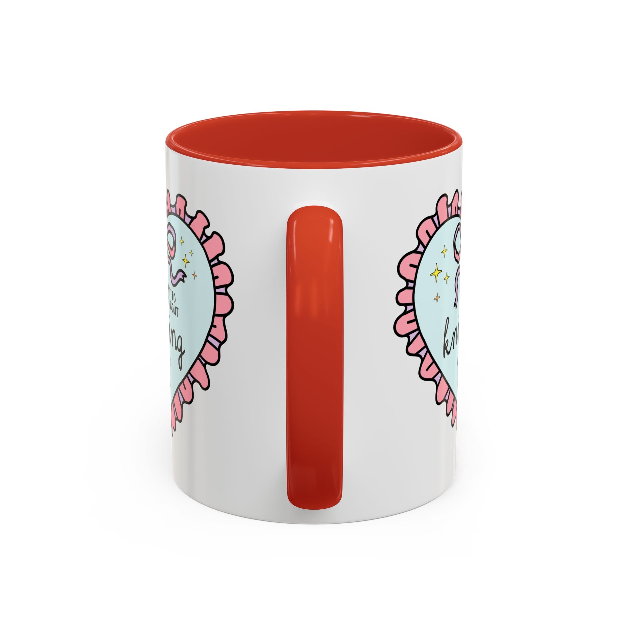 Happy to Talk About Knitting All Day Long Coffee Mug