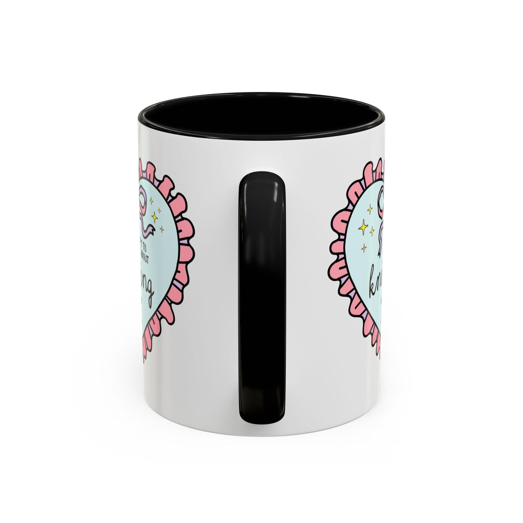 Happy to Talk About Knitting All Day Long Coffee Mug