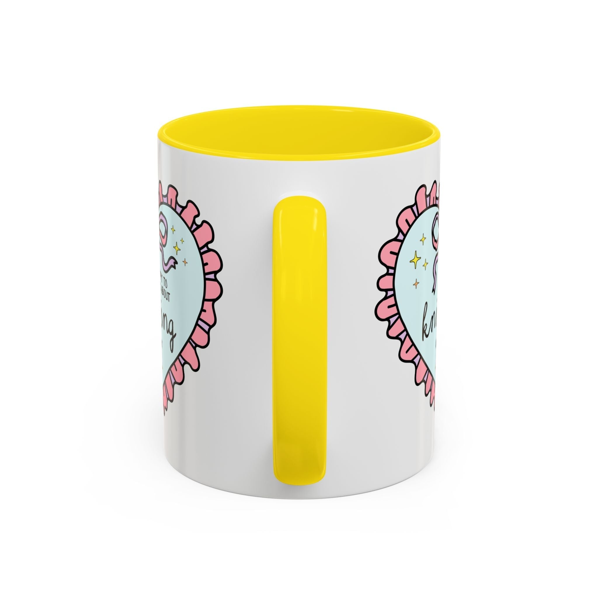 Happy to Talk About Knitting All Day Long Coffee Mug
