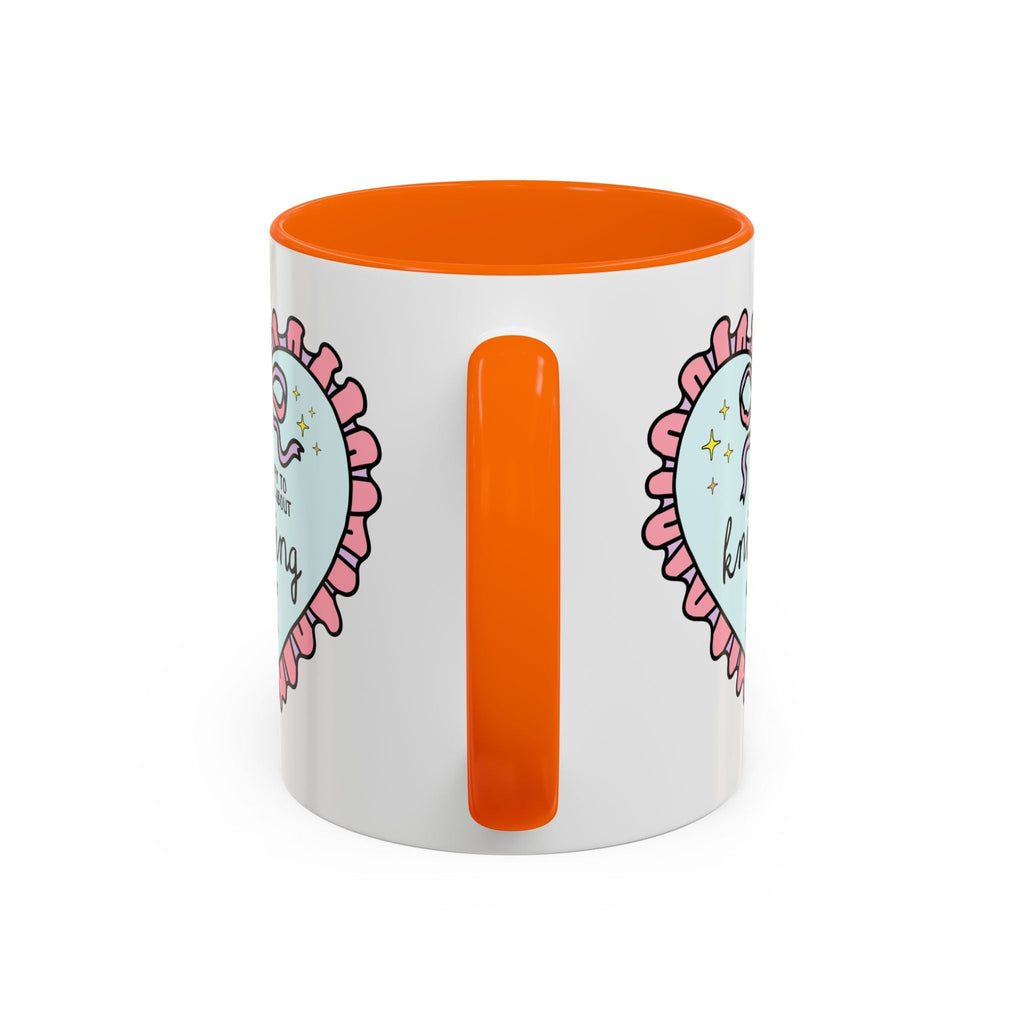 Happy to Talk About Knitting All Day Long Coffee Mug