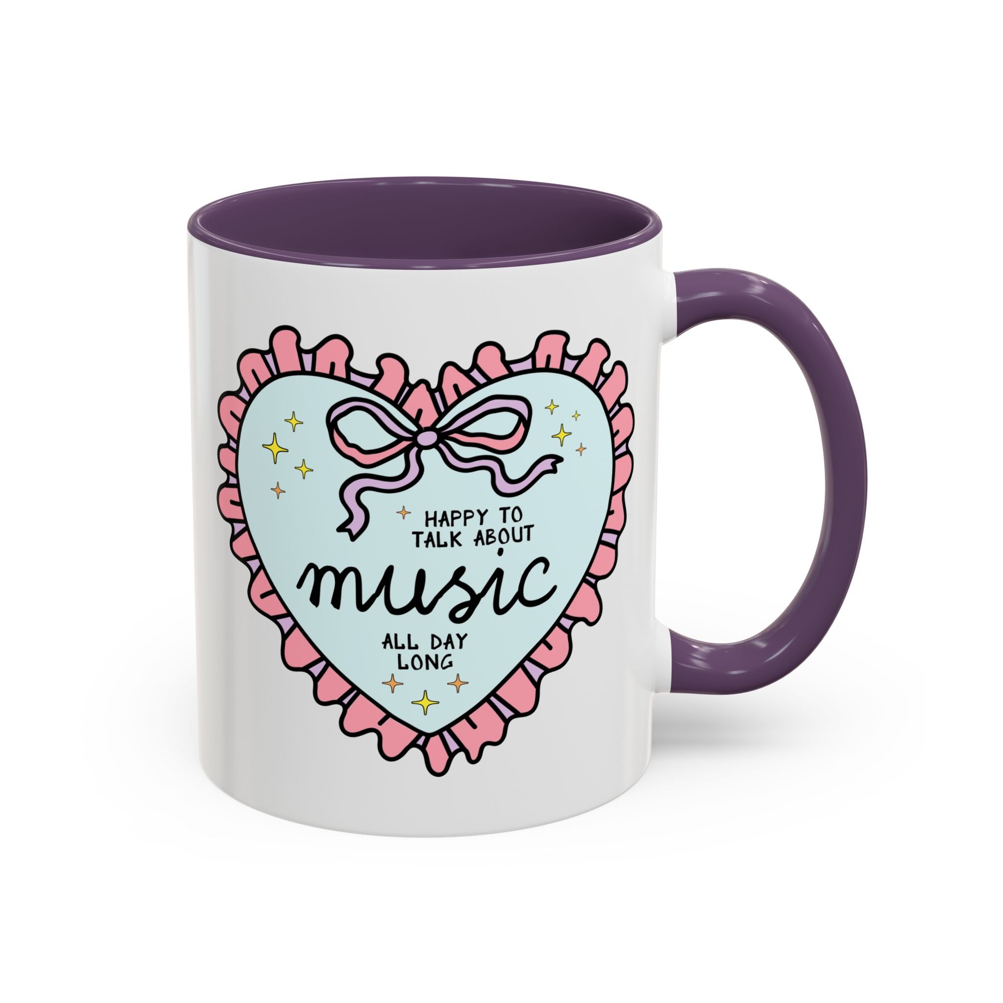 Happy to Talk About Music All Day Long Coffee Mug