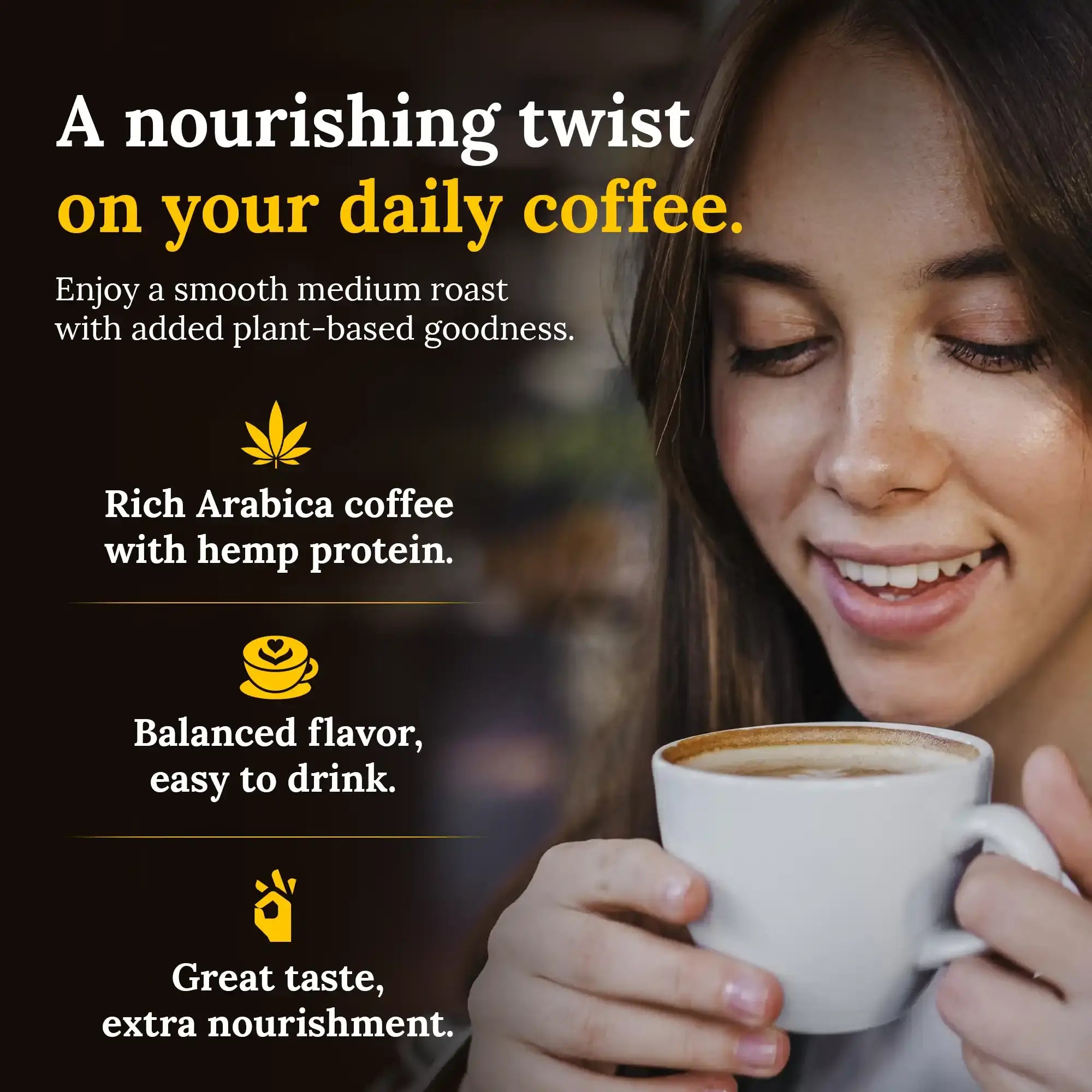 Hemp Coffee Blend - Medium Roast