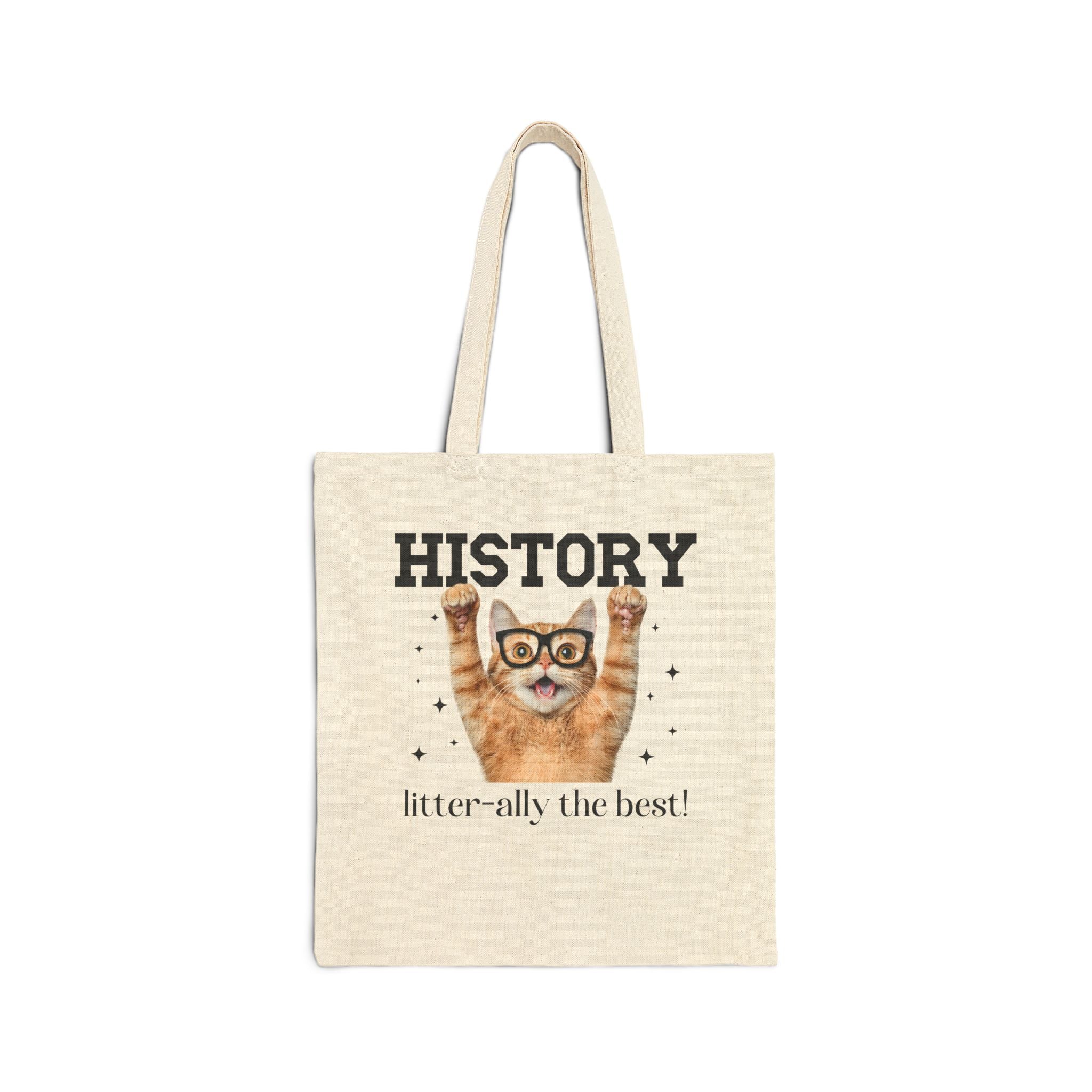 History Teacher Cat Lover Tote