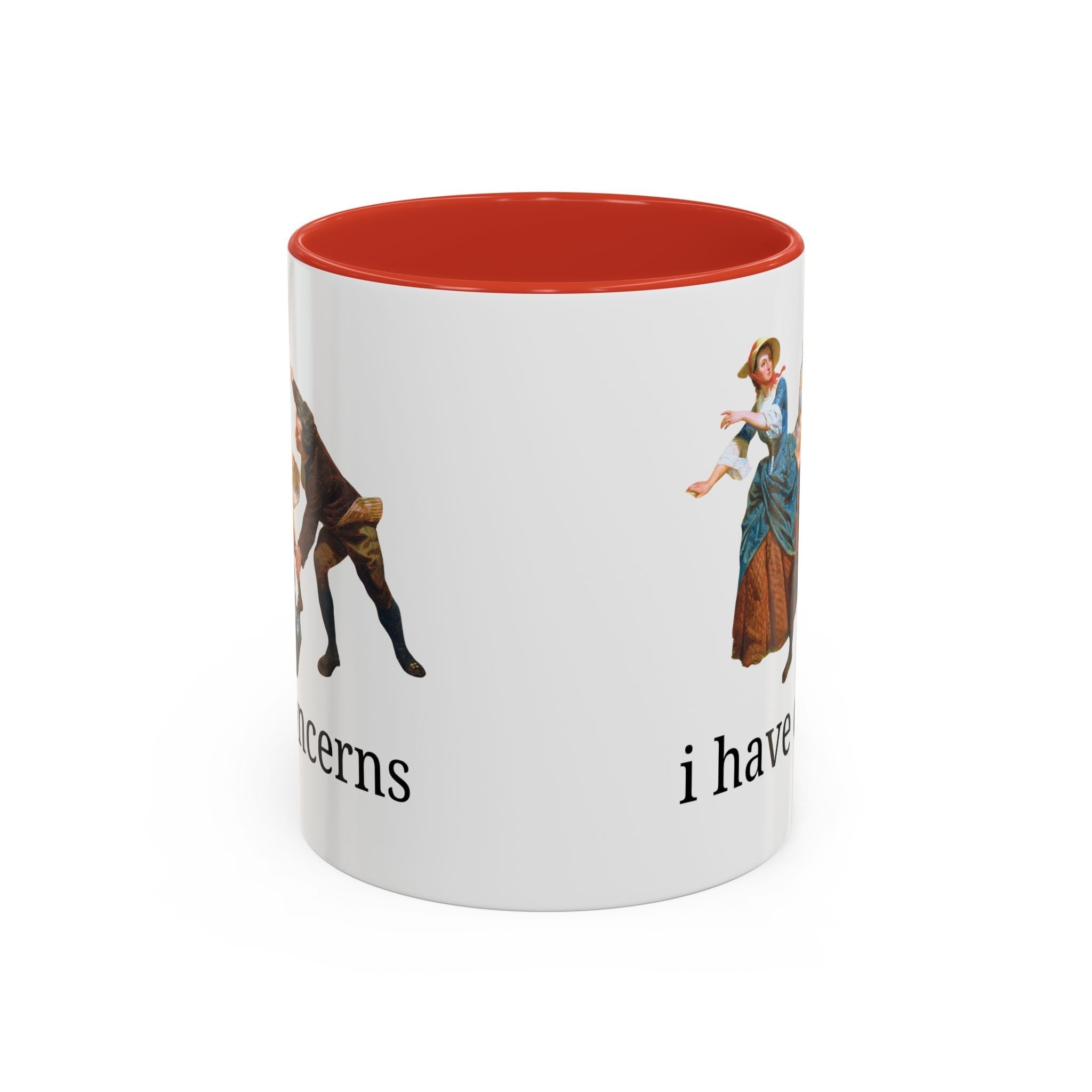 I Have Concerns Art History Coffee Mug: Mrs. Schuyler Burning Her Wheat Fields