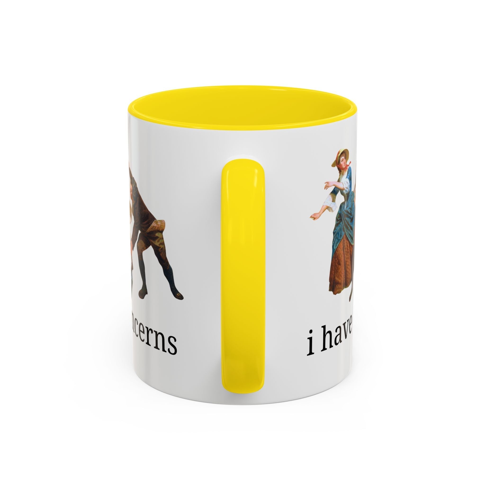 I Have Concerns Art History Coffee Mug: Mrs. Schuyler Burning Her Wheat Fields