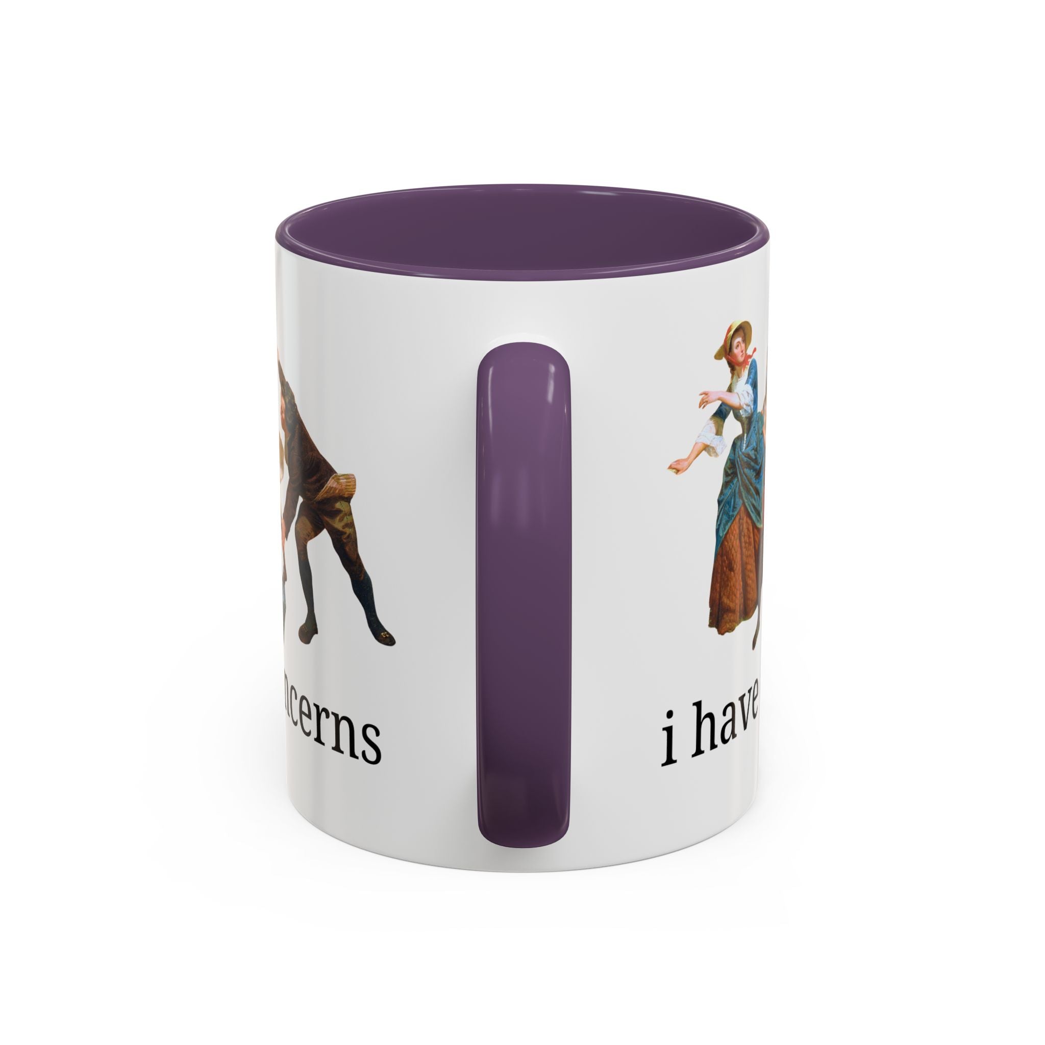 I Have Concerns Art History Coffee Mug: Mrs. Schuyler Burning Her Wheat Fields