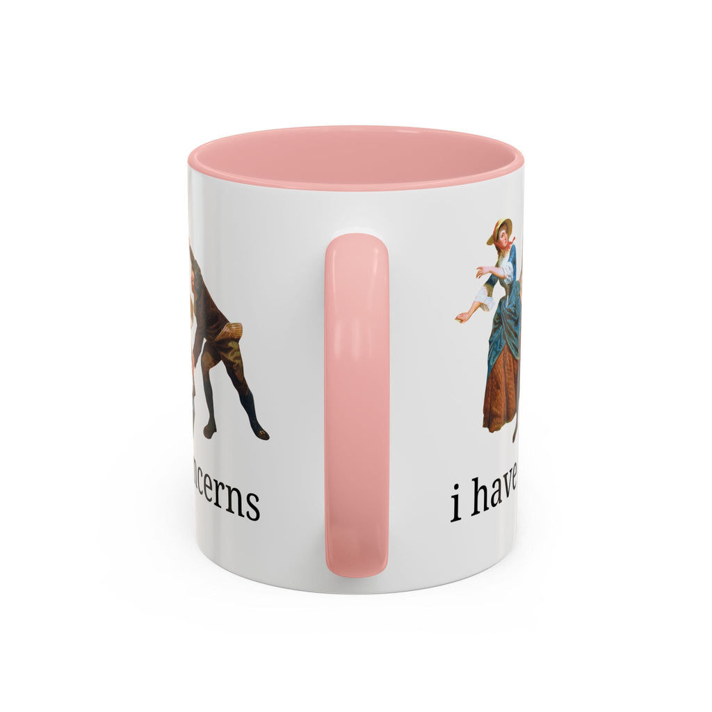 I Have Concerns Art History Coffee Mug: Mrs. Schuyler Burning Her Wheat Fields