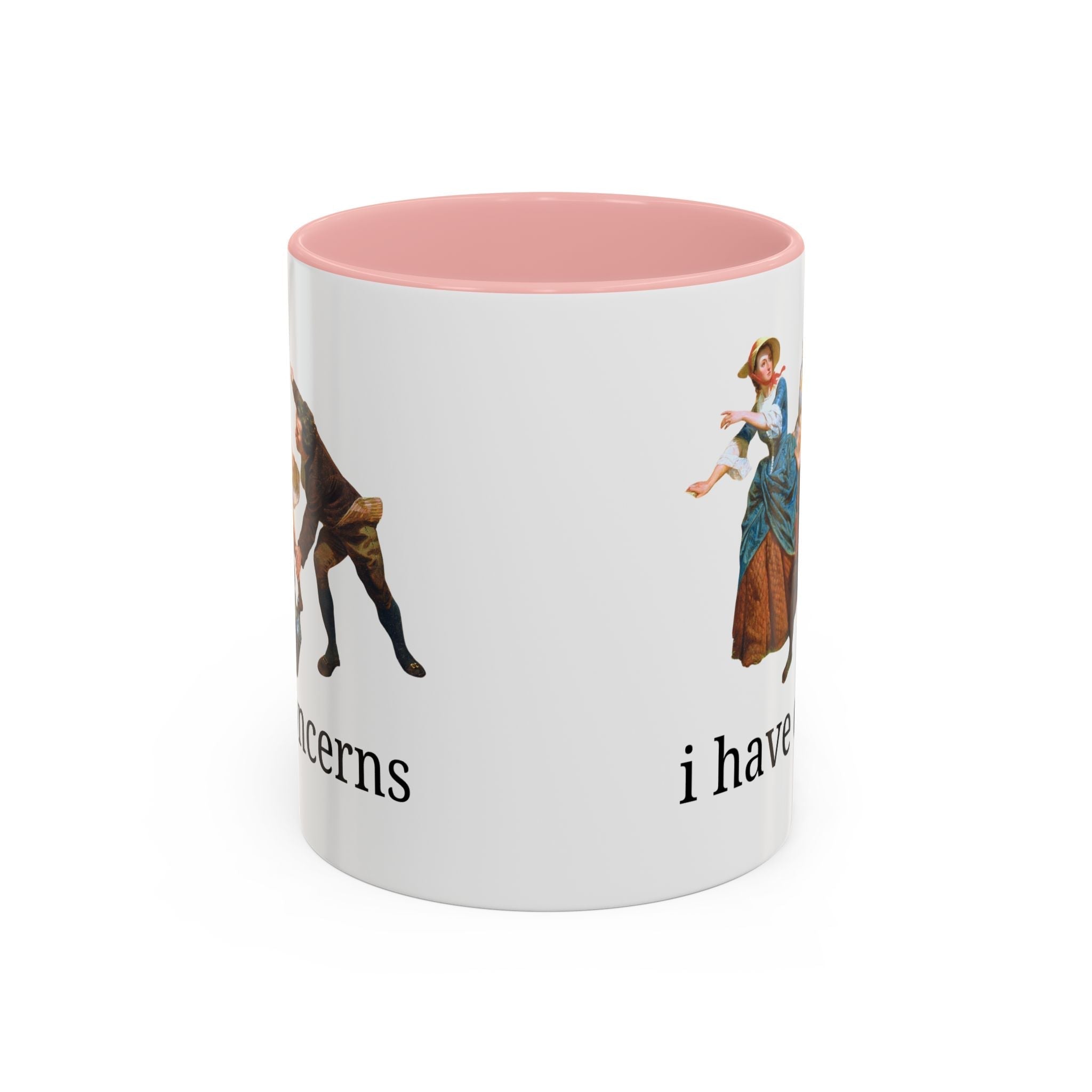 I Have Concerns Art History Coffee Mug: Mrs. Schuyler Burning Her Wheat Fields